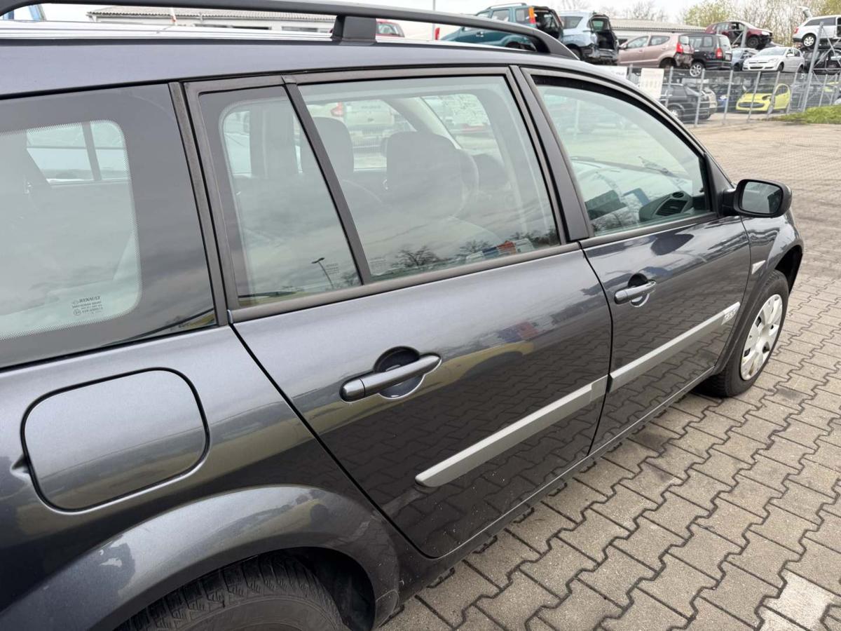 Renault Megane 2 original T&uuml;r hinten rechts Kombi TEB66 Graphitschwarz Rohbau Bj.2006